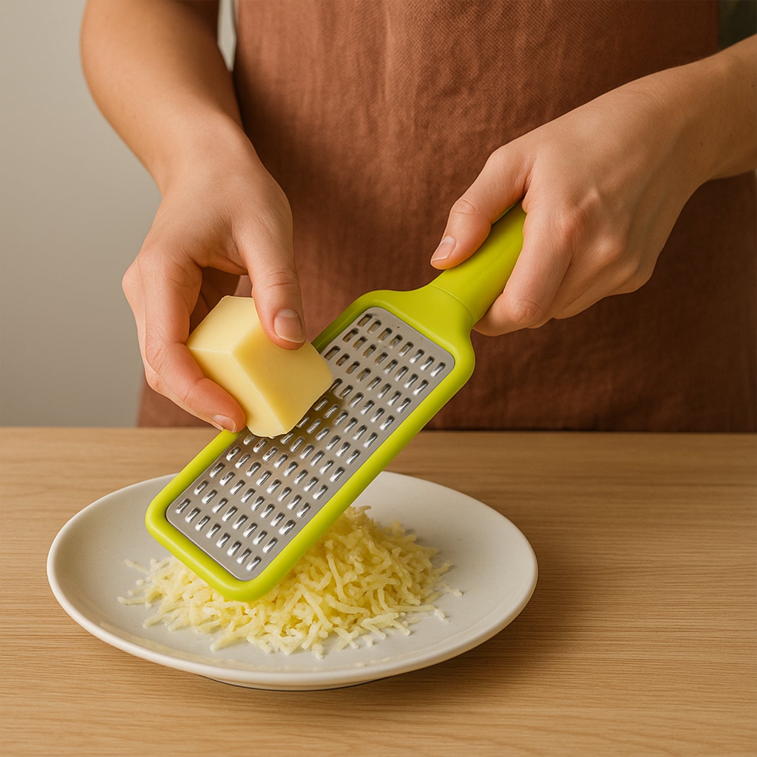 Stainless Steel Vegetables  Fruits Shredder For Kitchen Cheese Grater (1 Pc)